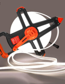 Portable 110V LED Strip Light Waterproof Construction String for Mine Work Sites IP67 Rating Temporary Construction Lighting