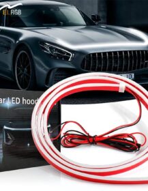 LED Hood Light Strip Is Suitable for External Flexible Car Hood Light Strip Waterproof Daytime Running Lights